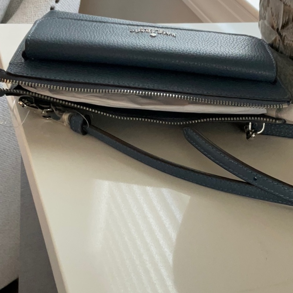 Kate Spade light blue leather crossbody bag - Picture 4 of 14